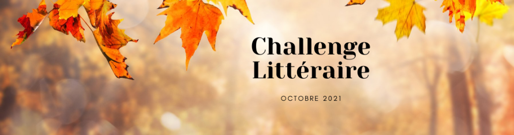 Challenge littéraire octobre