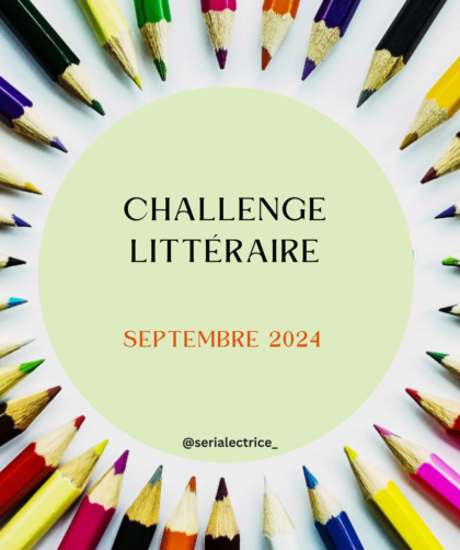 challenge littéraire mensuel septembre